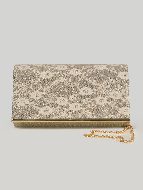 Net Shimmer Clutch