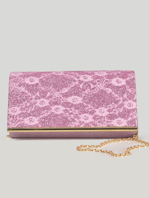 Net Shimmer Clutch