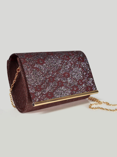 Net Shimmer Clutch