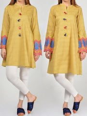 Limelight Pret Embroidered Jacquard Shirt P0268 Online in Pakistan | Limelight.pk