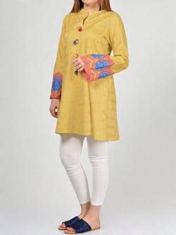 Limelight Pret Embroidered Jacquard Shirt P0268 buy Online in Pakistan | Limelight.pk