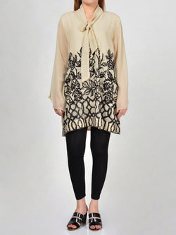 Embellished Chiffon Shirt