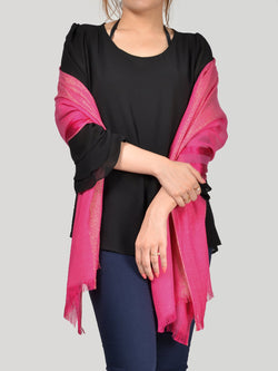 Striped Shimmer Scarf