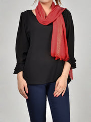 Striped Shimmer Scarf