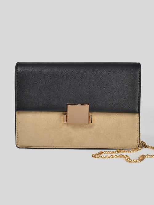 Two-Toned Box Handbag