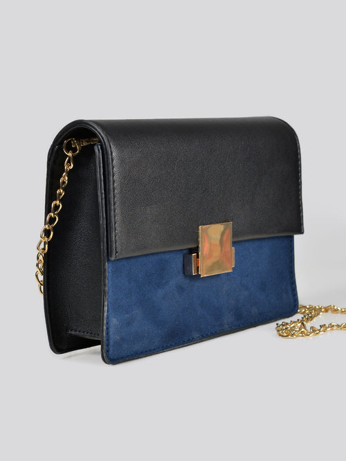 Two-Toned Box Handbag