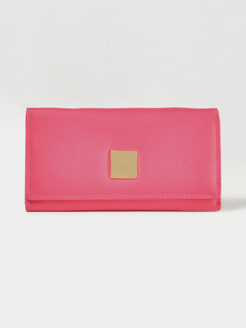 Metallic Square Wallet