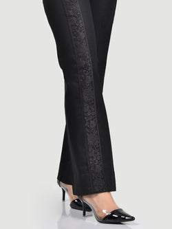 Embroidered Cotton Pants