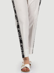 Embroidered Cotton Trouser