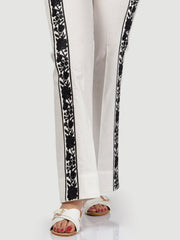 Embroidered Cotton Pants