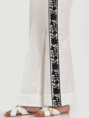 Embroidered Cotton Pants