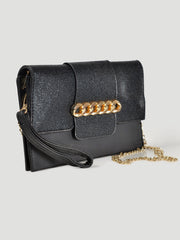 Metallic Adorned Clutch