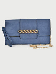 Metallic Adorned Clutch