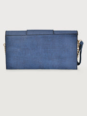 Metallic Adorned Clutch
