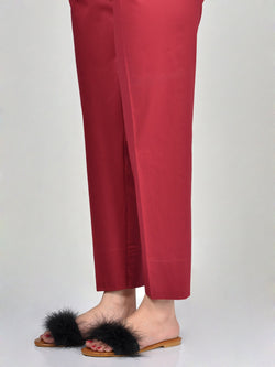 Straight Trouser-Red