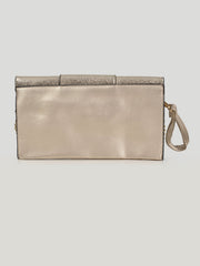 Metallic Adorned Clutch