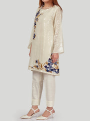 Embroidered Chiffon Shirt