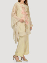 Embellished Chiffon Suit