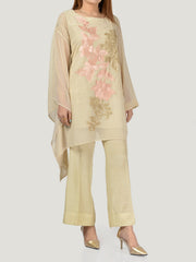 Embellished Chiffon Suit