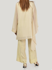 Embellished Chiffon Suit