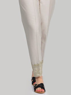 Embroidered Cambric Trouser