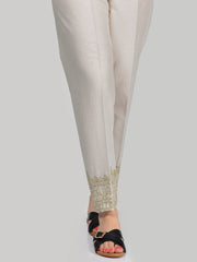 Embroidered Cambric Trouser