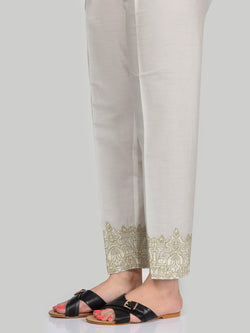 Embroidered Cambric Trouser