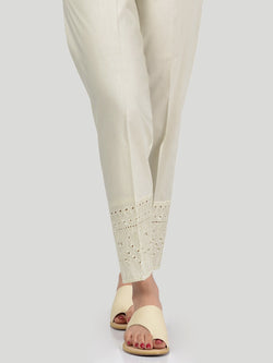 Embroidered Cambric Trouser