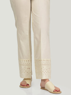 Embroidered Cambric Pants
