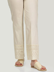 Embroidered Cambric Pants