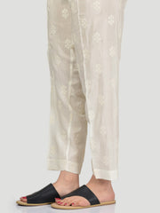 Embellished Silk Trouser