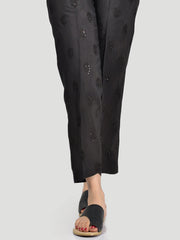 Embellished Silk Trouser