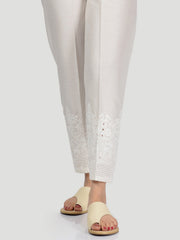 Embroidered Cambric Trouser
