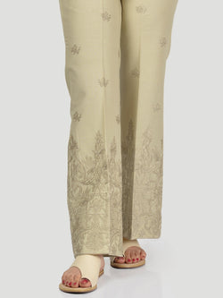 Embroidered Cotton Pants