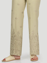 Embroidered Cotton Pants