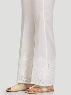 Embroidered Cambric Pants