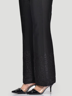 Embroidered Cotton Pants
