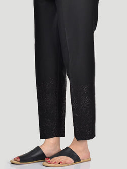 Embroidered Cotton Trouser