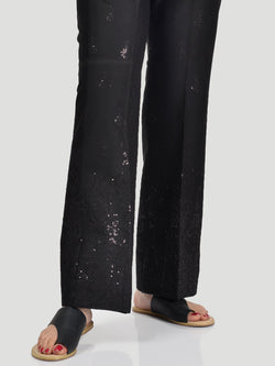 Embroidered Cotton Pants