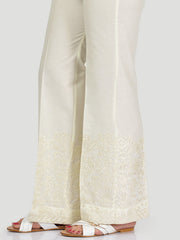 Embroidered Cotton Pants