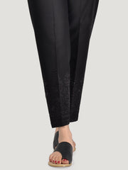 Embroidered Cotton Trouser