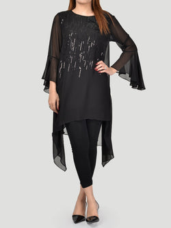 Embellished Chiffon Shirt