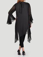 Embellished Chiffon Shirt