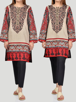 Embroidered Cambric Suit
