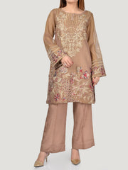 Embroidered Net Suit