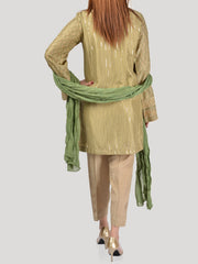 Embellished Silk Suit