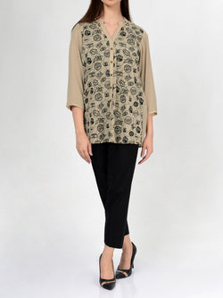 Embroidered Grip Top