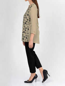 Embroidered Grip Top