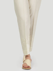 Embroidered Cotton Trouser