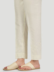 Embroidered Cotton Trouser